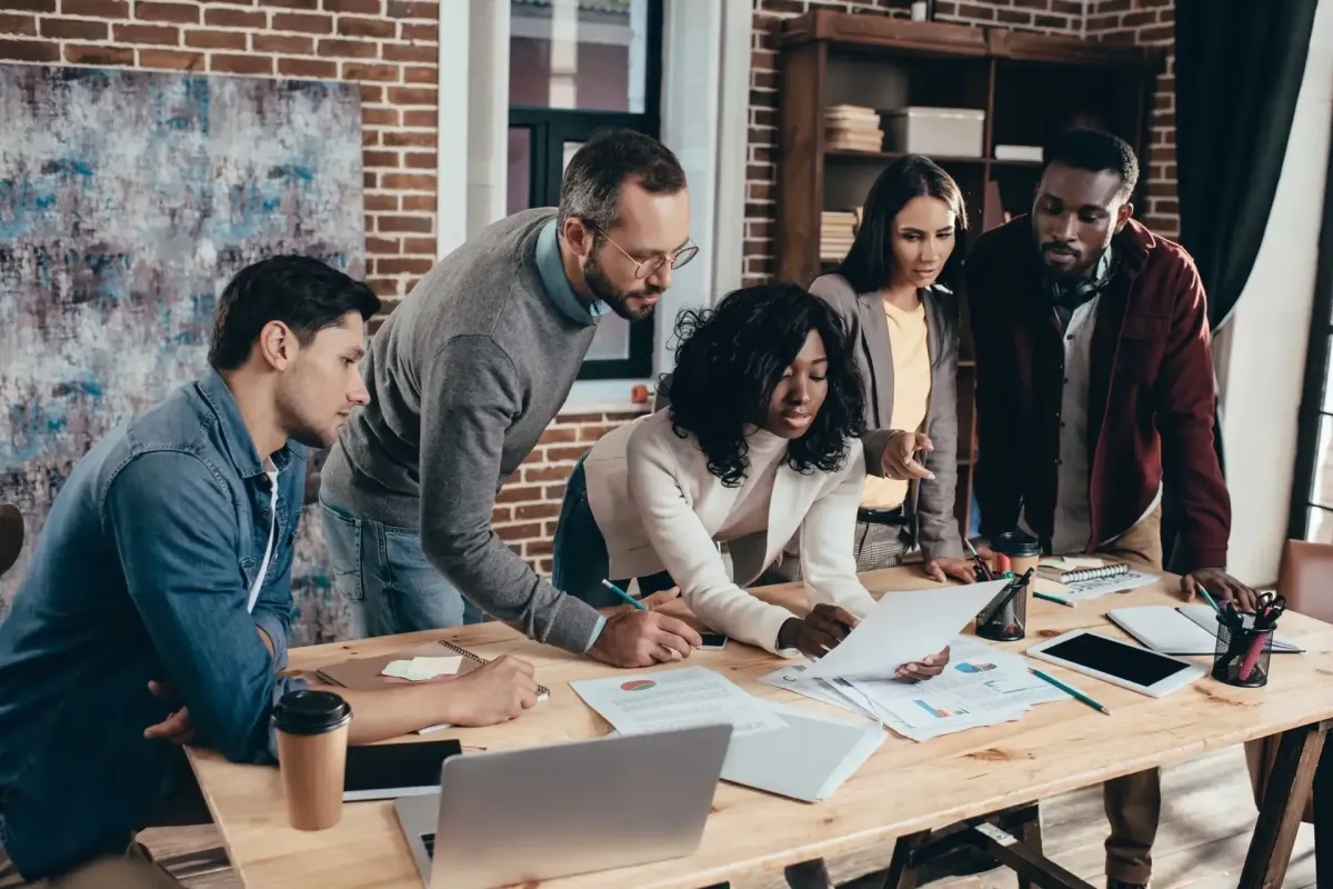 Reviewing business performance data
